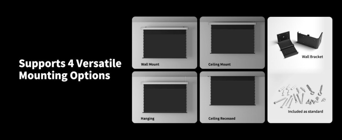 Моторизований настінний/п экран ALR100