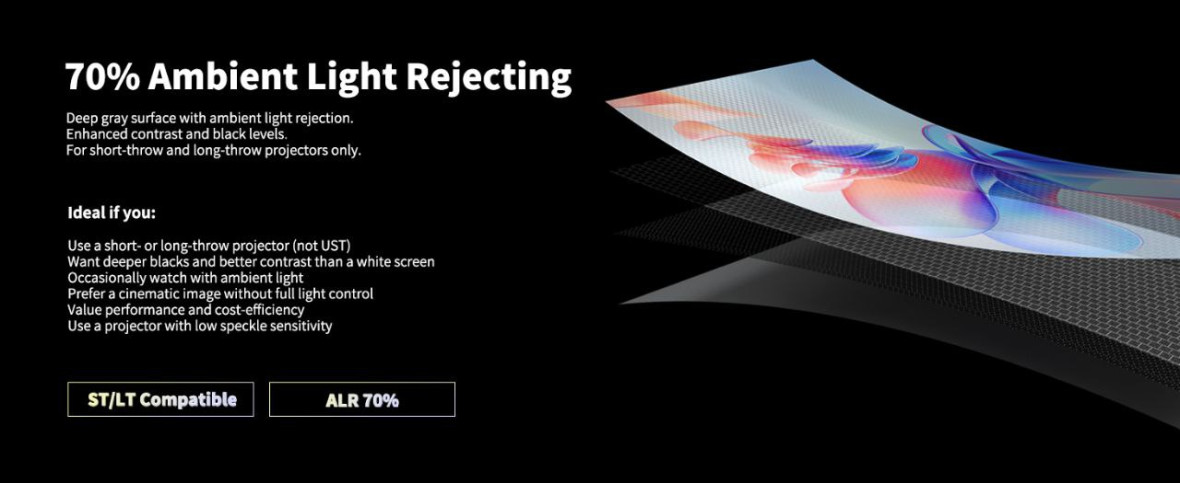 Моторизований настінний/п экран ALR100